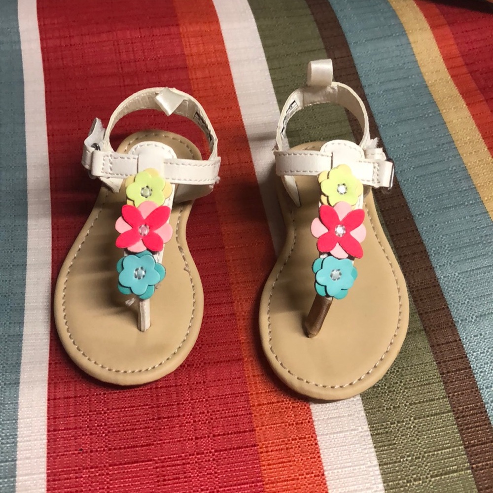 New without tags Carters sandals size 6 and 11 worn once with box